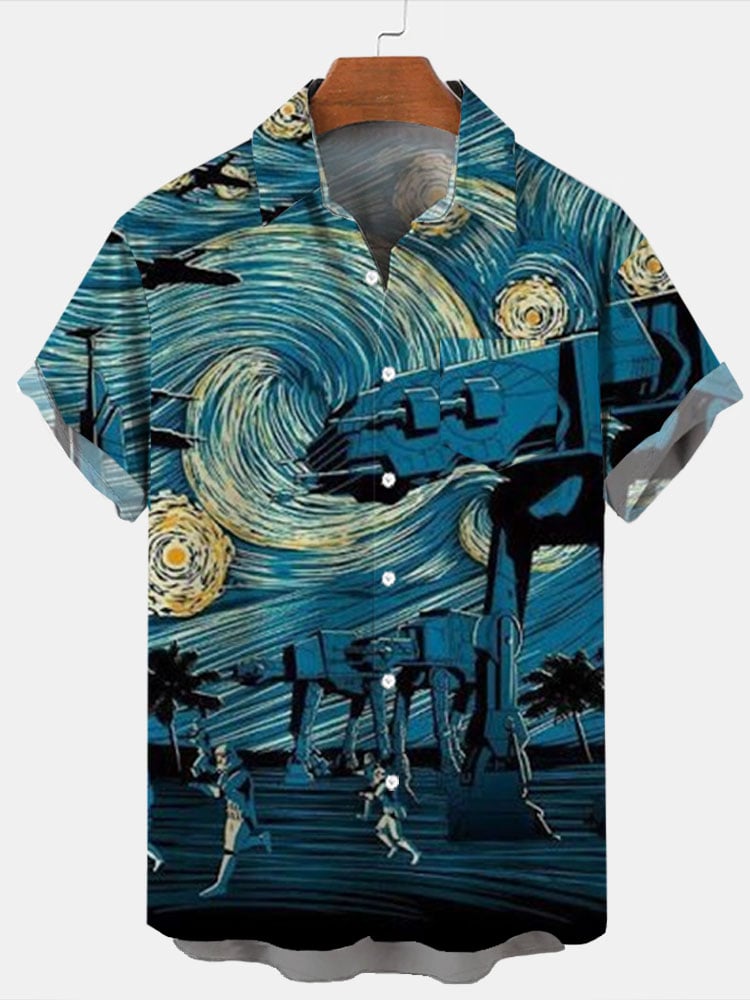 Men's Vintage Short Sleeve Shirt